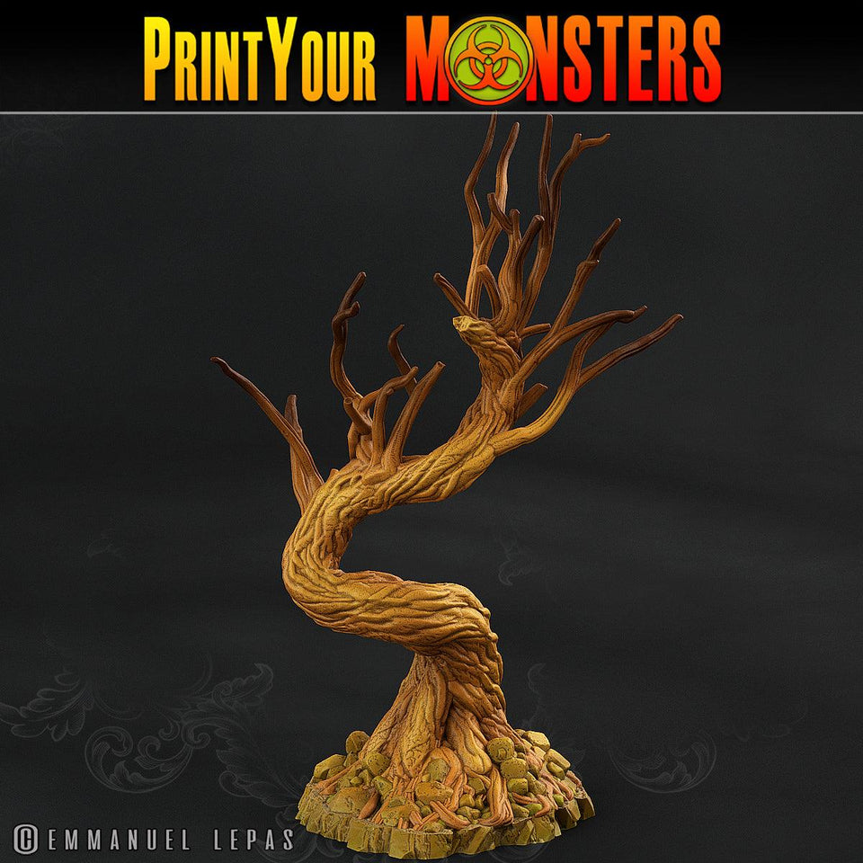 3D Printed Print Your Monsters Creepy Dark Trees The Shadowcreep Wood Set 28mm - 32mm D&D Wargaming - Charming Terrain