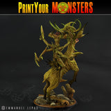 3D Printed Print Your Monsters Dark Tree Man Champion The Shadowcreep Wood Set 28mm - 32mm D&D Wargaming - Charming Terrain