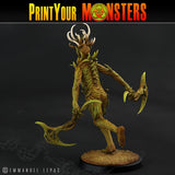 3D Printed Print Your Monsters Dark Tree Men The Shadowcreep Wood Set 28mm - 32mm D&D Wargaming - Charming Terrain