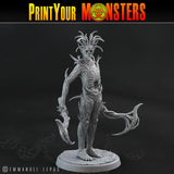 3D Printed Print Your Monsters Dark Tree Men The Shadowcreep Wood Set 28mm - 32mm D&D Wargaming - Charming Terrain