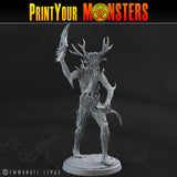 3D Printed Print Your Monsters Dark Tree Men The Shadowcreep Wood Set 28mm - 32mm D&D Wargaming - Charming Terrain