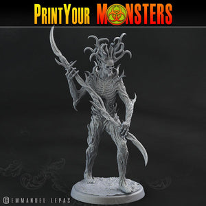 3D Printed Print Your Monsters Dark Tree Men The Shadowcreep Wood Set 28mm - 32mm D&D Wargaming - Charming Terrain