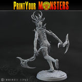 3D Printed Print Your Monsters Dark Tree Men The Shadowcreep Wood Set 28mm - 32mm D&D Wargaming - Charming Terrain