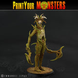 3D Printed Print Your Monsters Dark Tree Men The Shadowcreep Wood Set 28mm - 32mm D&D Wargaming - Charming Terrain