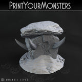3D Printed Print Your Monsters Desert Monster Rocks Desert Orcs Set 28mm - 32mm D&D Wargaming - Charming Terrain