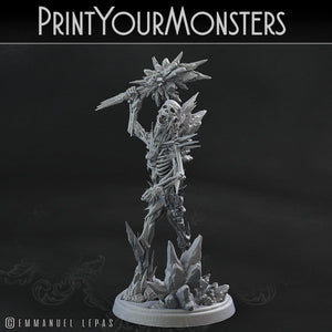 3D Printed Print Your Monsters Frozen Skeletons The Wrath of Gloomrime Monsters Part I Set 28mm - 32mm D&D Wargaming - Charming Terrain