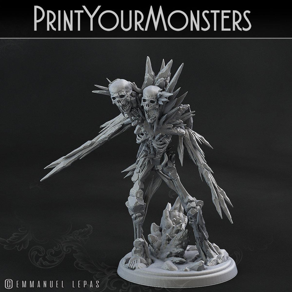 3D Printed Print Your Monsters Frozen Skeletons The Wrath of Gloomrime Monsters Part I Set 28mm - 32mm D&D Wargaming - Charming Terrain