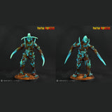 3D Printed Print Your Monsters Giant Sapphire Guardians Legendary Crystal Monsters 28mm - 32mm D&D Wargaming - Charming Terrain