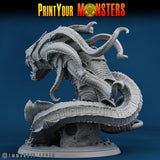 3D Printed Print Your Monsters Giant Searaleth The Searakin Domination Set 28mm - 32mm D&D Wargaming - Charming Terrain