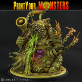 3D Printed Print Your Monsters Great Plague Bringer Giant Plague Demon Plague Army Of Spooky Swamp Set 28mm - 32mm D&D Wargaming - Charming Terrain