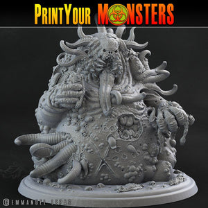 3D Printed Print Your Monsters Greater Pestilent Demon Giant Plague Demon Plague Army Of Spooky Swamp Set 28mm - 32mm D&D Wargaming - Charming Terrain