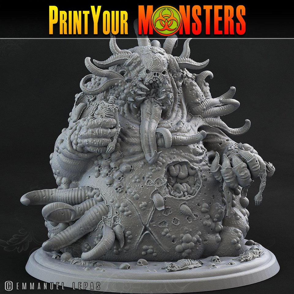 3D Printed Print Your Monsters Greater Pestilent Demon Giant Plague Demon Plague Army Of Spooky Swamp Set 28mm - 32mm D&D Wargaming - Charming Terrain