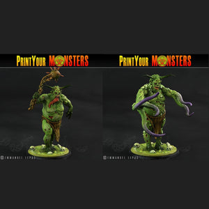 3D Printed Print Your Monsters Guardian Plague Army Of Spooky Swamp Set 28mm - 32mm D&D Wargaming - Charming Terrain