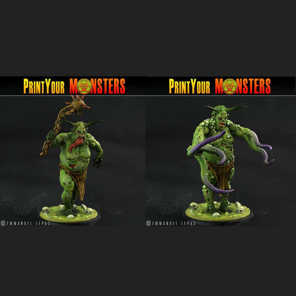 3D Printed Print Your Monsters Guardian Plague Army Of Spooky Swamp Set 28mm - 32mm D&D Wargaming - Charming Terrain