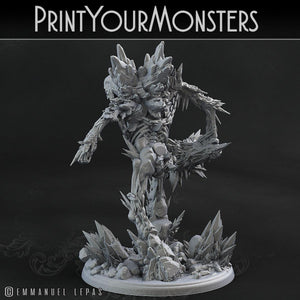 3D Printed Print Your Monsters Hoarfrost Ettin Skeletons The Wrath of Gloomrime Monsters Part II Set 28mm - 32mm D&D Wargaming - Charming Terrain