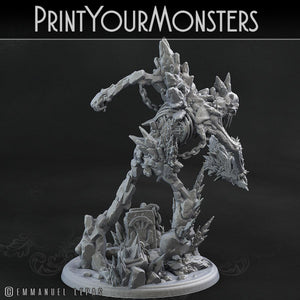 3D Printed Print Your Monsters Hoarfrost Ettin Skeletons The Wrath of Gloomrime Monsters Part II Set 28mm - 32mm D&D Wargaming - Charming Terrain