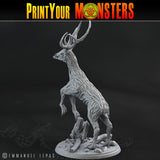 3D Printed Print Your Monsters Horrific Deer The Shadowcreep Wood Set 28mm - 32mm D&D Wargaming - Charming Terrain