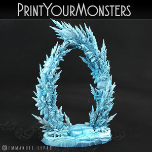 3D Printed Print Your Monsters Ice Portal The Wrath of Gloomrime Monsters Part I Set 28mm - 32mm D&D Wargaming - Charming Terrain