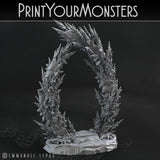 3D Printed Print Your Monsters Ice Portal The Wrath of Gloomrime Monsters Part I Set 28mm - 32mm D&D Wargaming - Charming Terrain