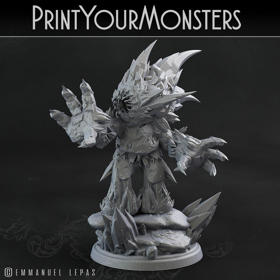 3D Printed Print Your Monsters Iceheart Lamproid The Wrath of Gloomrime Monsters Part II Set 28mm - 32mm D&D Wargaming - Charming Terrain