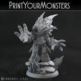 3D Printed Print Your Monsters Iceheart Lamproid The Wrath of Gloomrime Monsters Part II Set 28mm - 32mm D&D Wargaming - Charming Terrain