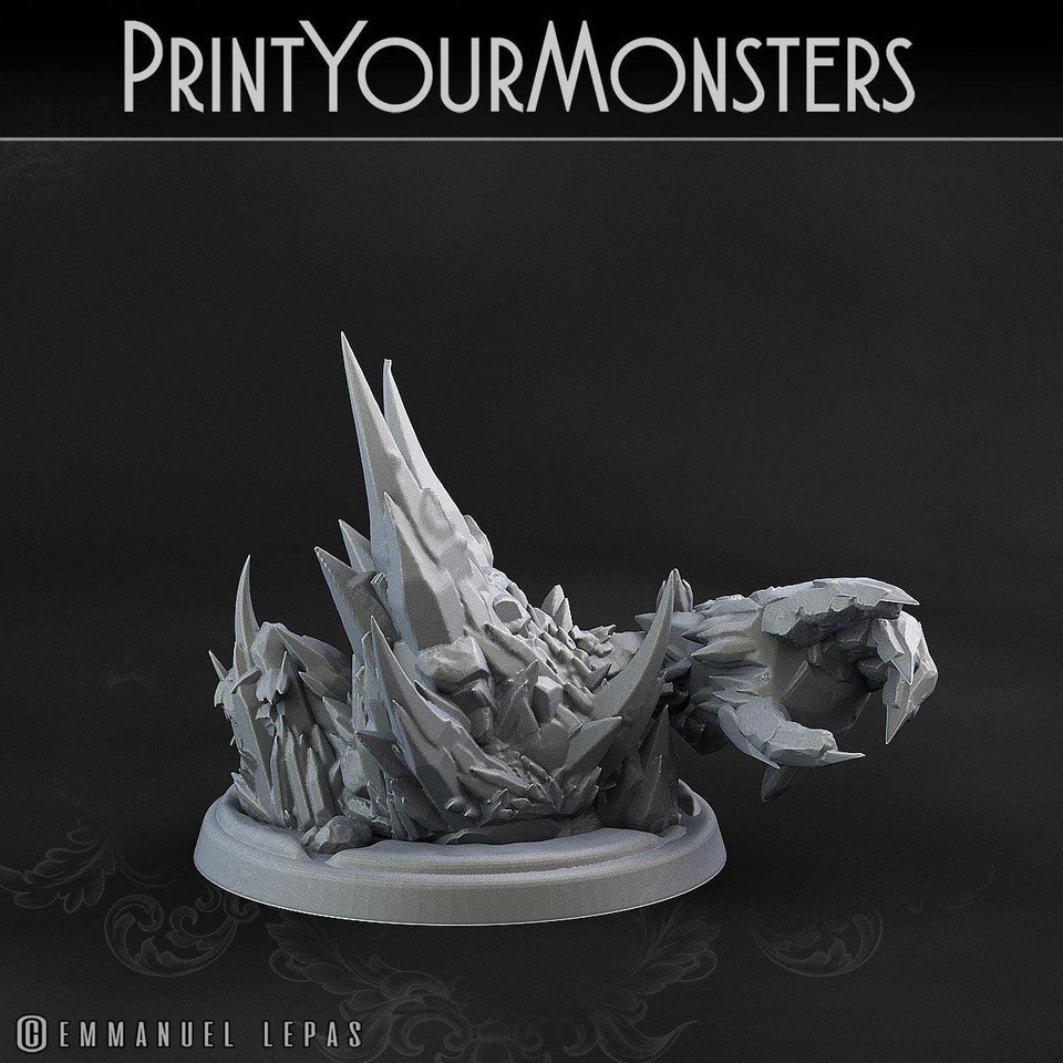 3D Printed Print Your Monsters Iceheart Lamproid The Wrath of Gloomrime Monsters Part II Set 28mm - 32mm D&D Wargaming - Charming Terrain