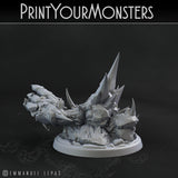 3D Printed Print Your Monsters Iceheart Lamproid The Wrath of Gloomrime Monsters Part II Set 28mm - 32mm D&D Wargaming - Charming Terrain
