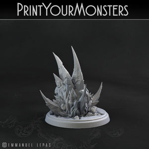 3D Printed Print Your Monsters Iceheart Lamproid The Wrath of Gloomrime Monsters Part II Set 28mm - 32mm D&D Wargaming - Charming Terrain