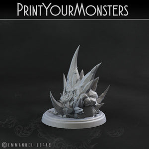 3D Printed Print Your Monsters Iceheart Lamproid The Wrath of Gloomrime Monsters Part II Set 28mm - 32mm D&D Wargaming - Charming Terrain