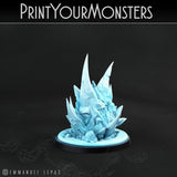 3D Printed Print Your Monsters Iceheart Lamproid The Wrath of Gloomrime Monsters Part II Set 28mm - 32mm D&D Wargaming - Charming Terrain