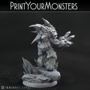 3D Printed Print Your Monsters Iceheart Lamproid The Wrath of Gloomrime Monsters Part II Set 28mm - 32mm D&D Wargaming - Charming Terrain
