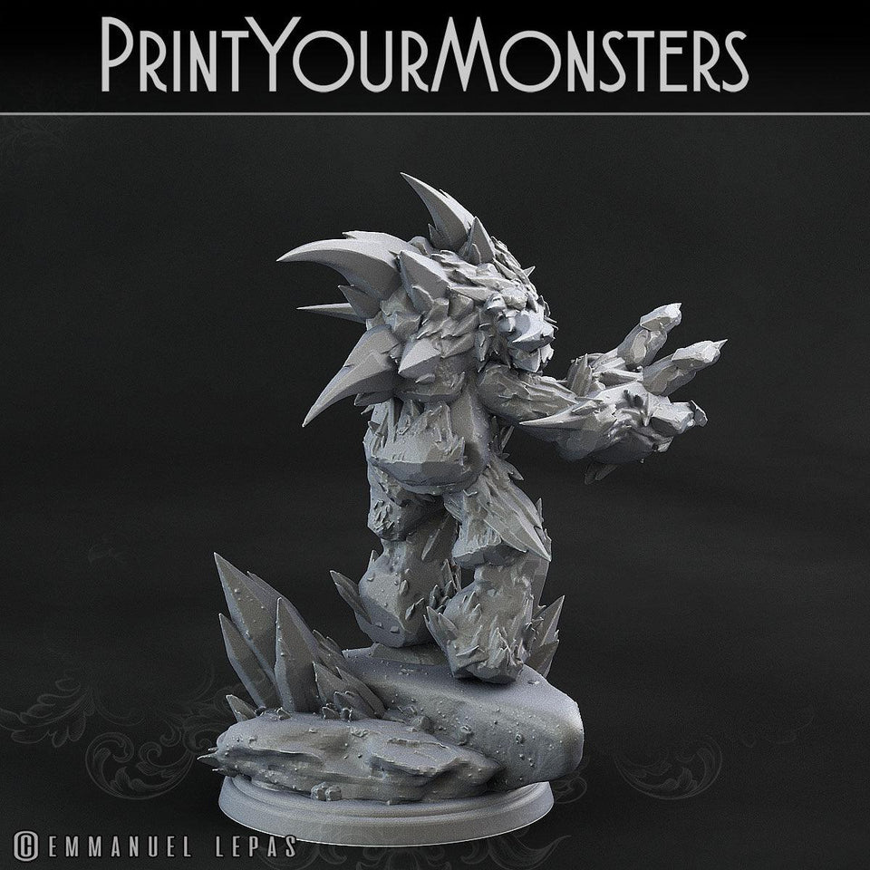 3D Printed Print Your Monsters Iceheart Lamproid The Wrath of Gloomrime Monsters Part II Set 28mm - 32mm D&D Wargaming - Charming Terrain