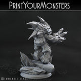 3D Printed Print Your Monsters Iceheart Lamproid The Wrath of Gloomrime Monsters Part II Set 28mm - 32mm D&D Wargaming - Charming Terrain