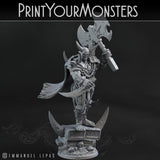 3D Printed Print Your Monsters Orc Champion Desert Orcs Set 28mm - 32mm D&D Wargaming - Charming Terrain