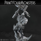 3D Printed Print Your Monsters Orc Warrior 1 Desert Orcs Set 28mm - 32mm D&D Wargaming - Charming Terrain