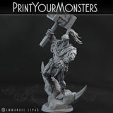 3D Printed Print Your Monsters Orc Warrior 1 Desert Orcs Set 28mm - 32mm D&D Wargaming - Charming Terrain