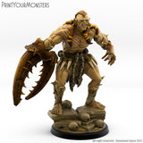 3D Printed Print Your Monsters Orc Warrior 3 Desert Orcs Set 28mm - 32mm D&D Wargaming - Charming Terrain