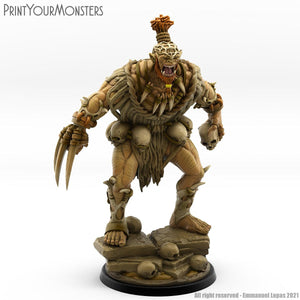 3D Printed Print Your Monsters Orc Warrior 4 Desert Orcs Set 28mm - 32mm D&D Wargaming - Charming Terrain