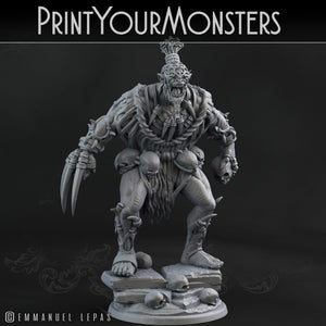 3D Printed Print Your Monsters Orc Warrior 4 Desert Orcs Set 28mm - 32mm D&D Wargaming - Charming Terrain