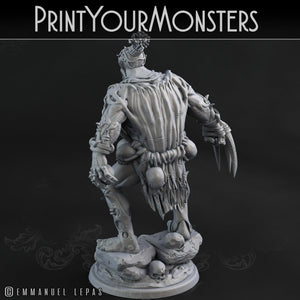 3D Printed Print Your Monsters Orc Warrior 4 Desert Orcs Set 28mm - 32mm D&D Wargaming - Charming Terrain