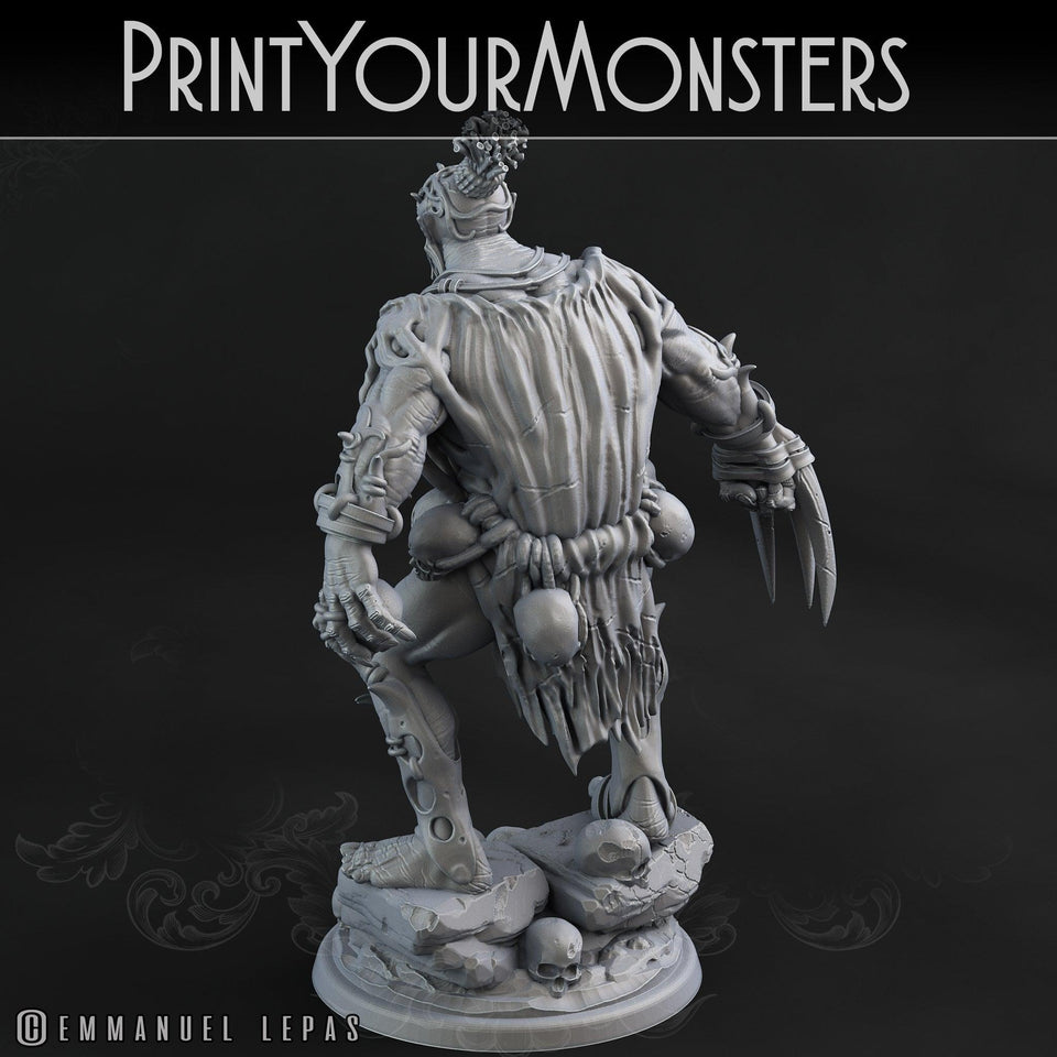 3D Printed Print Your Monsters Orc Warrior 4 Desert Orcs Set 28mm - 32mm D&D Wargaming - Charming Terrain
