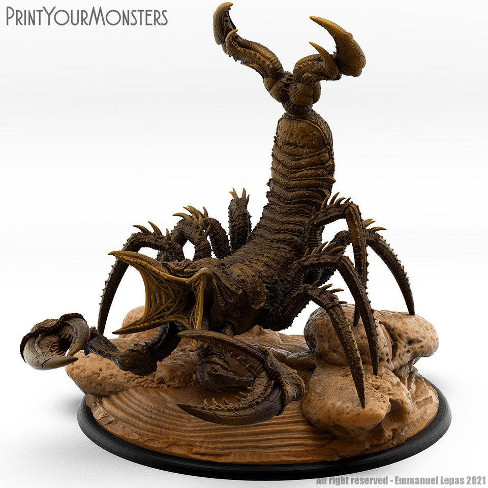 3D Printed Print Your Monsters Piskoramli Desert Orcs Set 28mm - 32mm D&D Wargaming - Charming Terrain