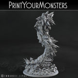 3D Printed Print Your Monsters Rimesquam Worm The Wrath of Gloomrime Monsters Part II Set 28mm - 32mm D&D Wargaming - Charming Terrain