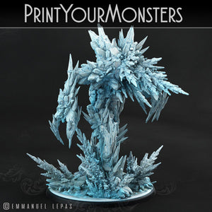 3D Printed Print Your Monsters Rimethorn Golems The Wrath of Gloomrime Monsters Part I Set 28mm - 32mm D&D Wargaming - Charming Terrain