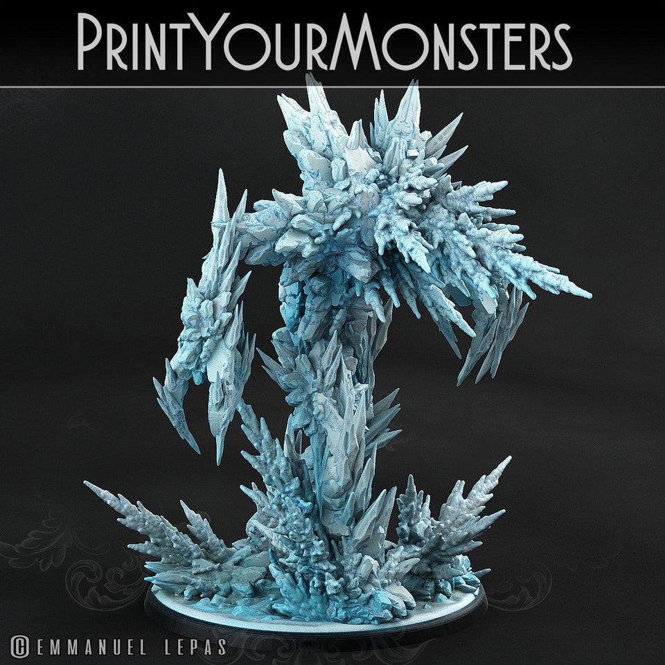 3D Printed Print Your Monsters Rimethorn Golems The Wrath of Gloomrime Monsters Part I Set 28mm - 32mm D&D Wargaming - Charming Terrain