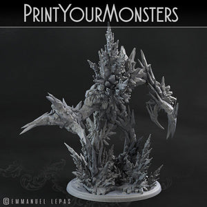 3D Printed Print Your Monsters Rimethorn Golems The Wrath of Gloomrime Monsters Part I Set 28mm - 32mm D&D Wargaming - Charming Terrain