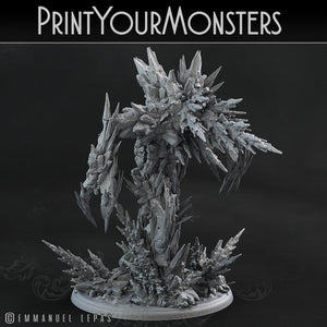 3D Printed Print Your Monsters Rimethorn Golems The Wrath of Gloomrime Monsters Part I Set 28mm - 32mm D&D Wargaming - Charming Terrain