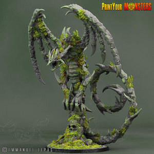 3D Printed Print Your Monsters Rock Dragon Rock Monsters From Magic Valley Set 28mm - 32mm D&D Wargaming - Charming Terrain