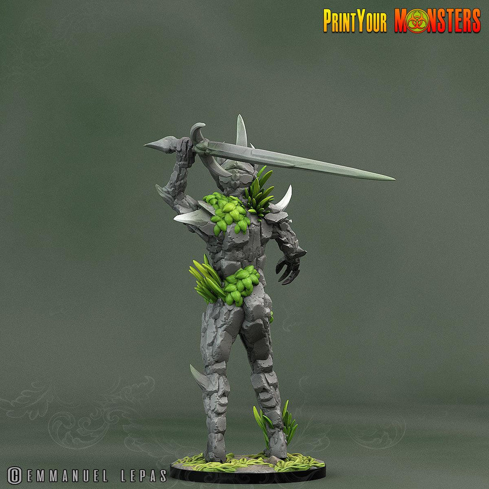 3D Printed Print Your Monsters Rock Soldiers Rock Monsters From Magic Valley Set 28mm - 32mm D&D Wargaming - Charming Terrain