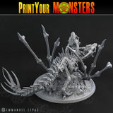 3D Printed Print Your Monsters Screaming Bone Dragon Land of Bones Set 28mm - 32mm D&D Wargaming - Charming Terrain